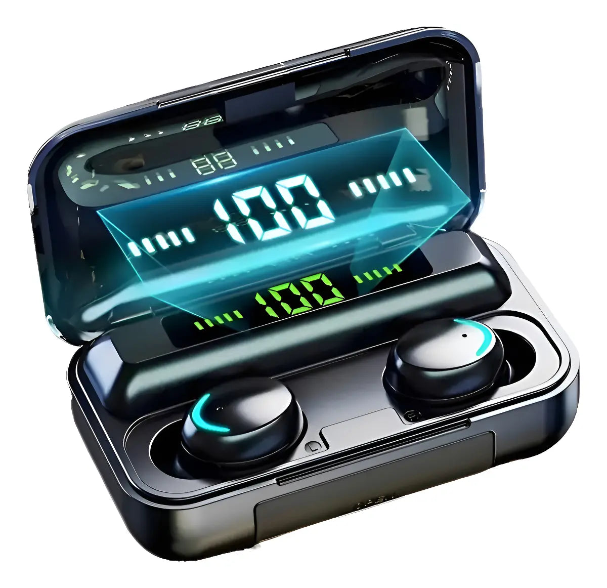 Audífono Inalámbricos F9 Con Power Bank