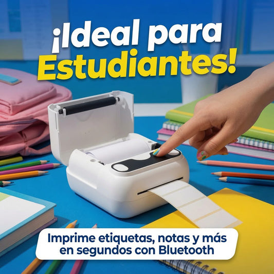 Mini Impresora Térmica Bluetooth | Imprime Fotos, Notas y Etiquetas en Segundos