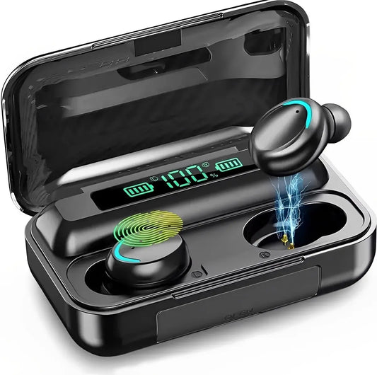 Audífono Inalámbricos F9 Con Power Bank