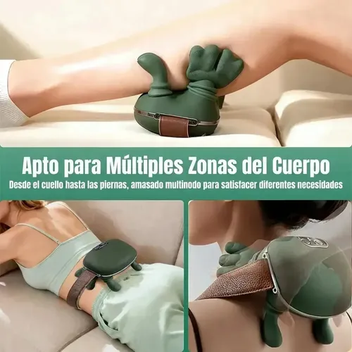Masajeador Cervical Biónico 4D con Calor | Alivio Profundo y Relajación Total